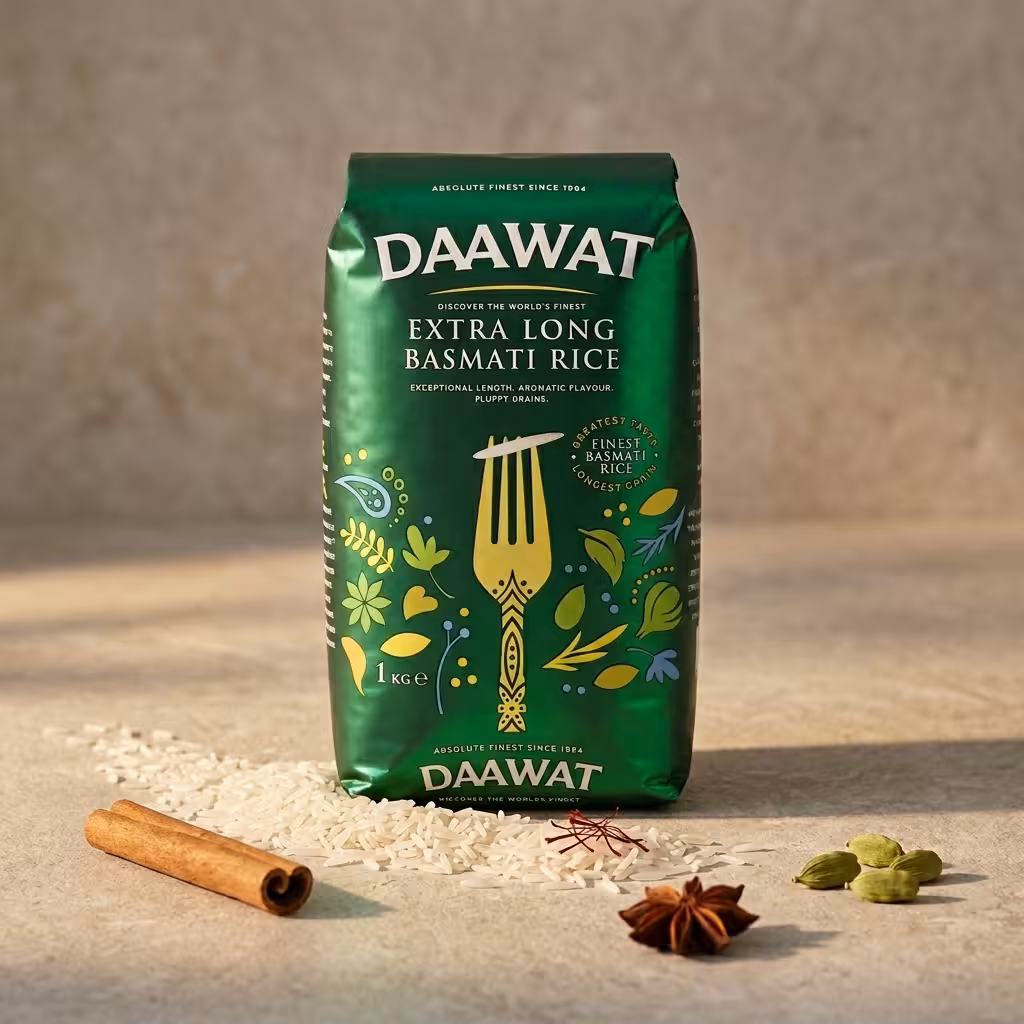 EXTRA LONG BASMATI RICE - 1KG